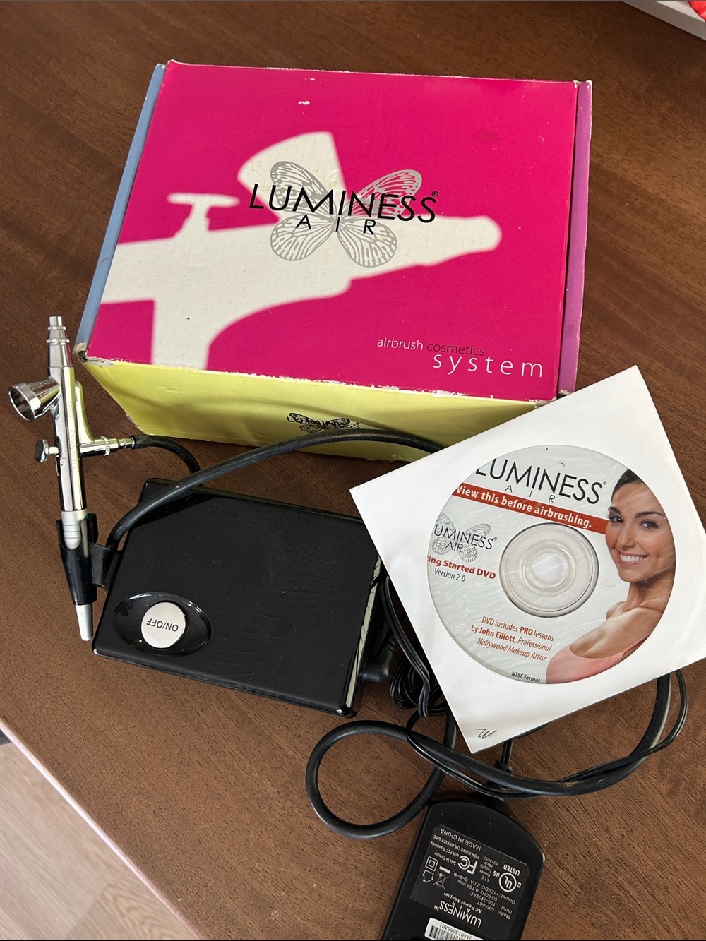 Luminess Air Airbrush Makeup System - Pink and Yellow Box